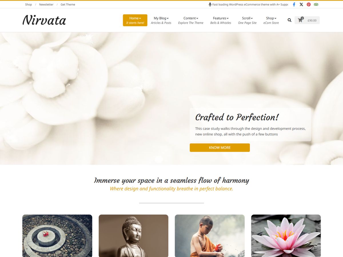 Nirvata theme screenshot