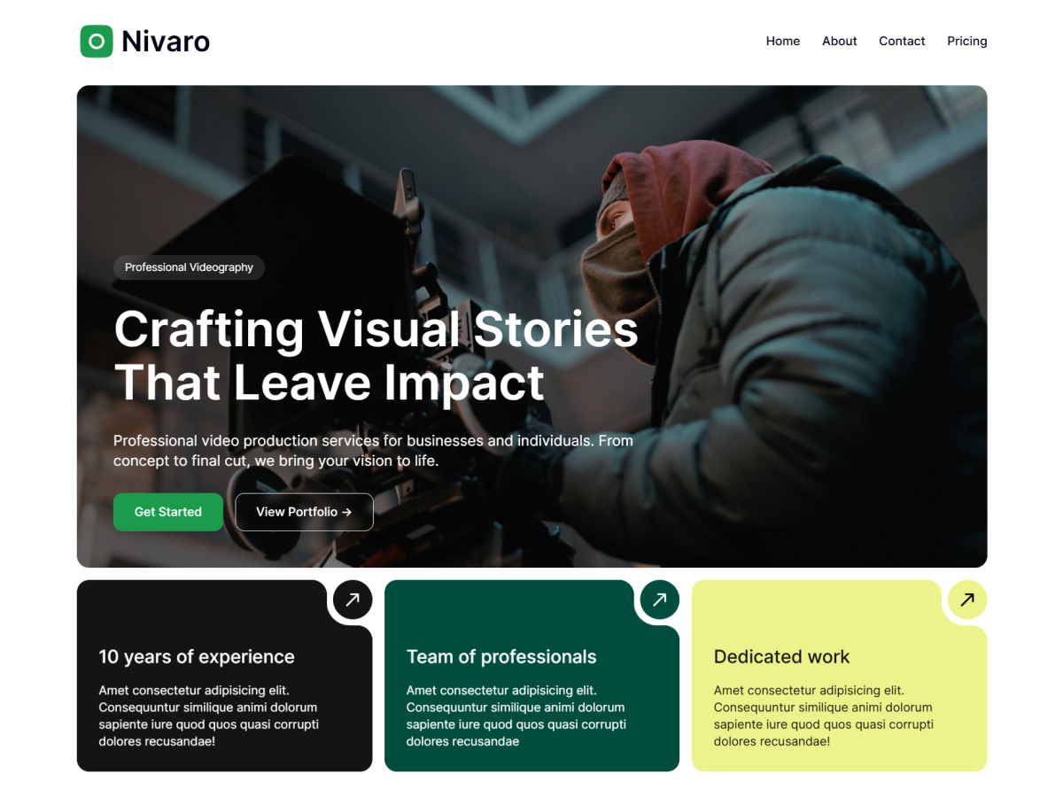 Nivaro theme screenshot