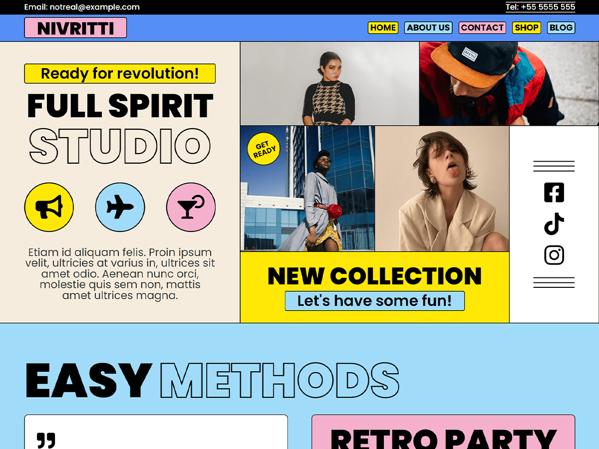 Nivritti theme screenshot