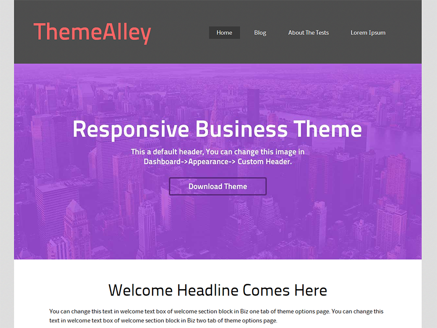 Nixa theme screenshot