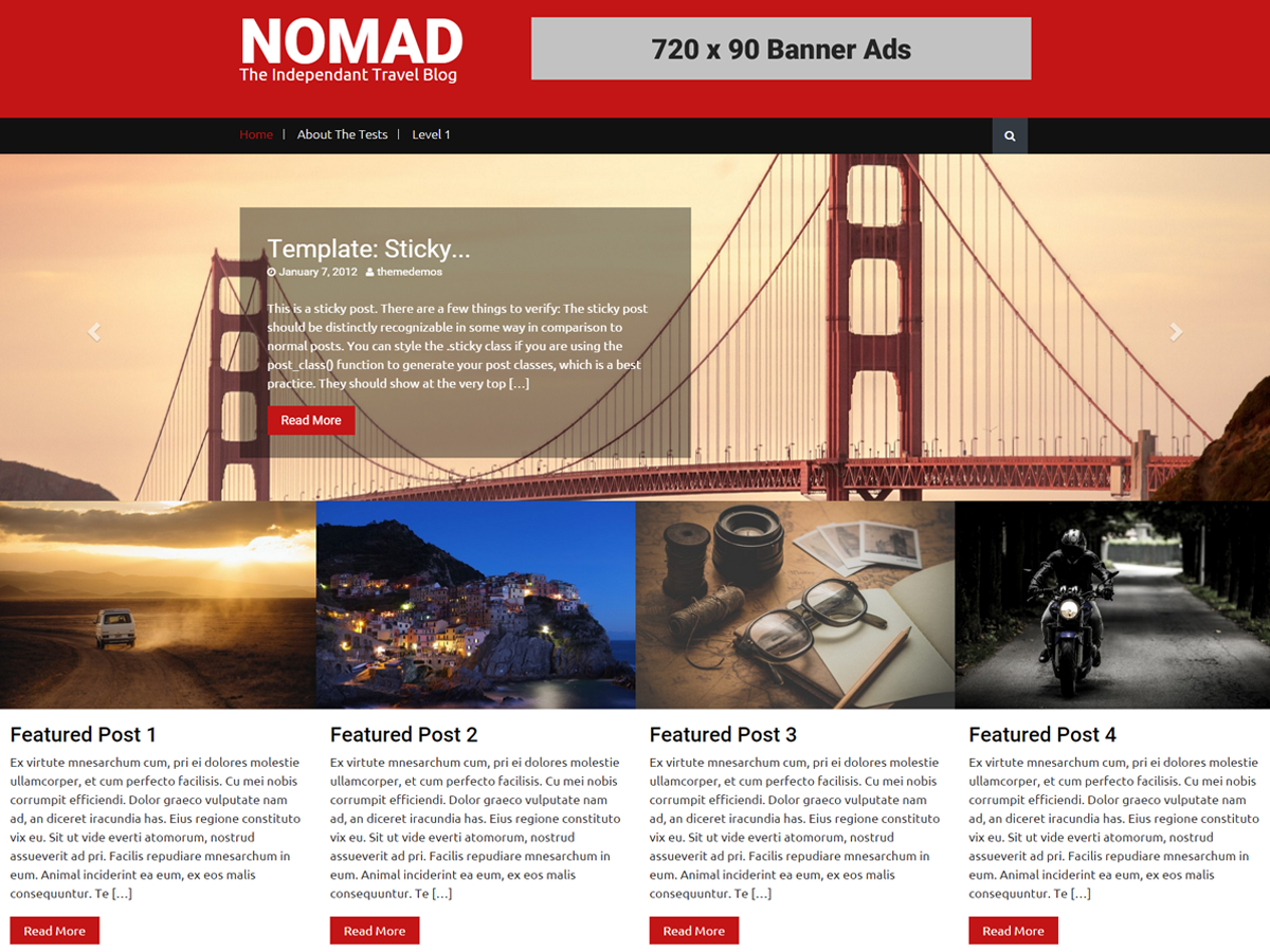 Nomad theme screenshot