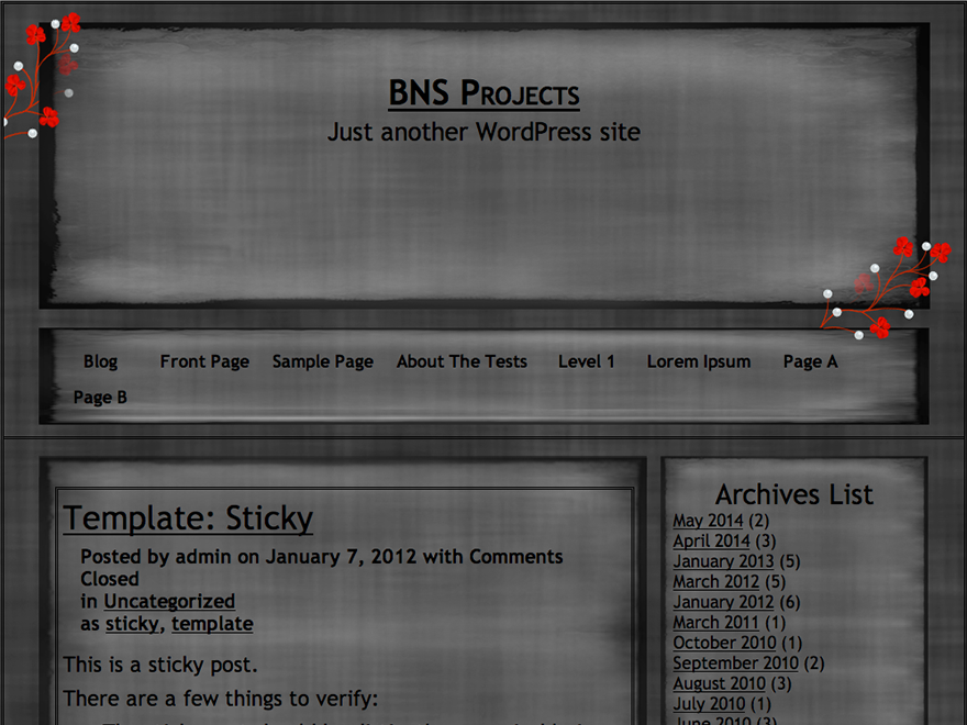 NoNa theme screenshot