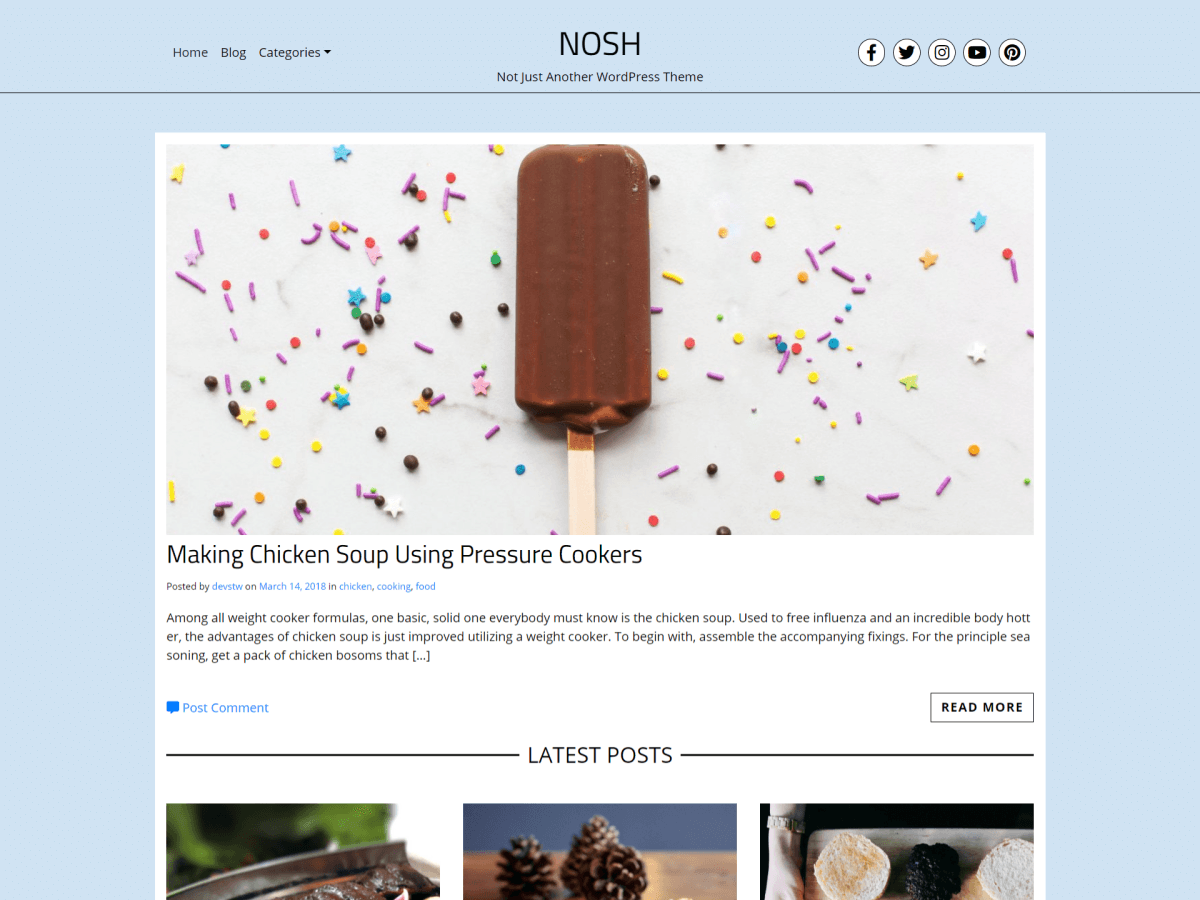 NOSH STW theme screenshot