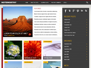 Noteworthy theme screenshot