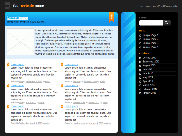 NuvioRevolt Blue theme screenshot