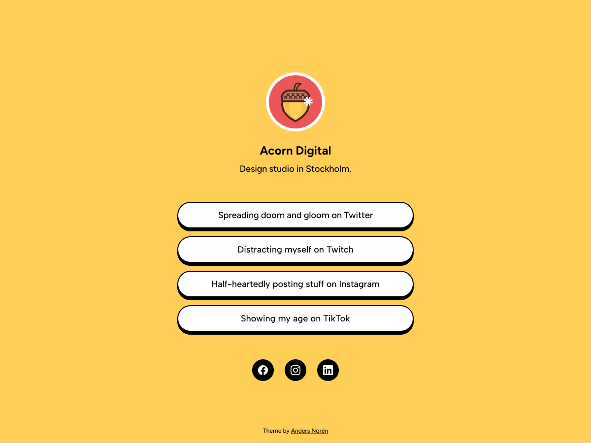 Oaknut theme screenshot