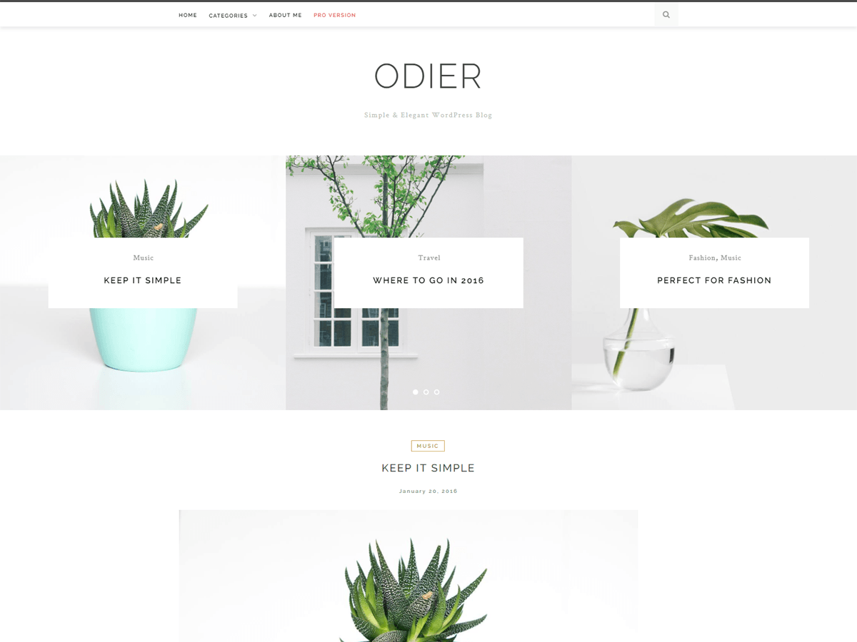 OdierLite theme screenshot