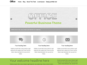 office theme screenshot