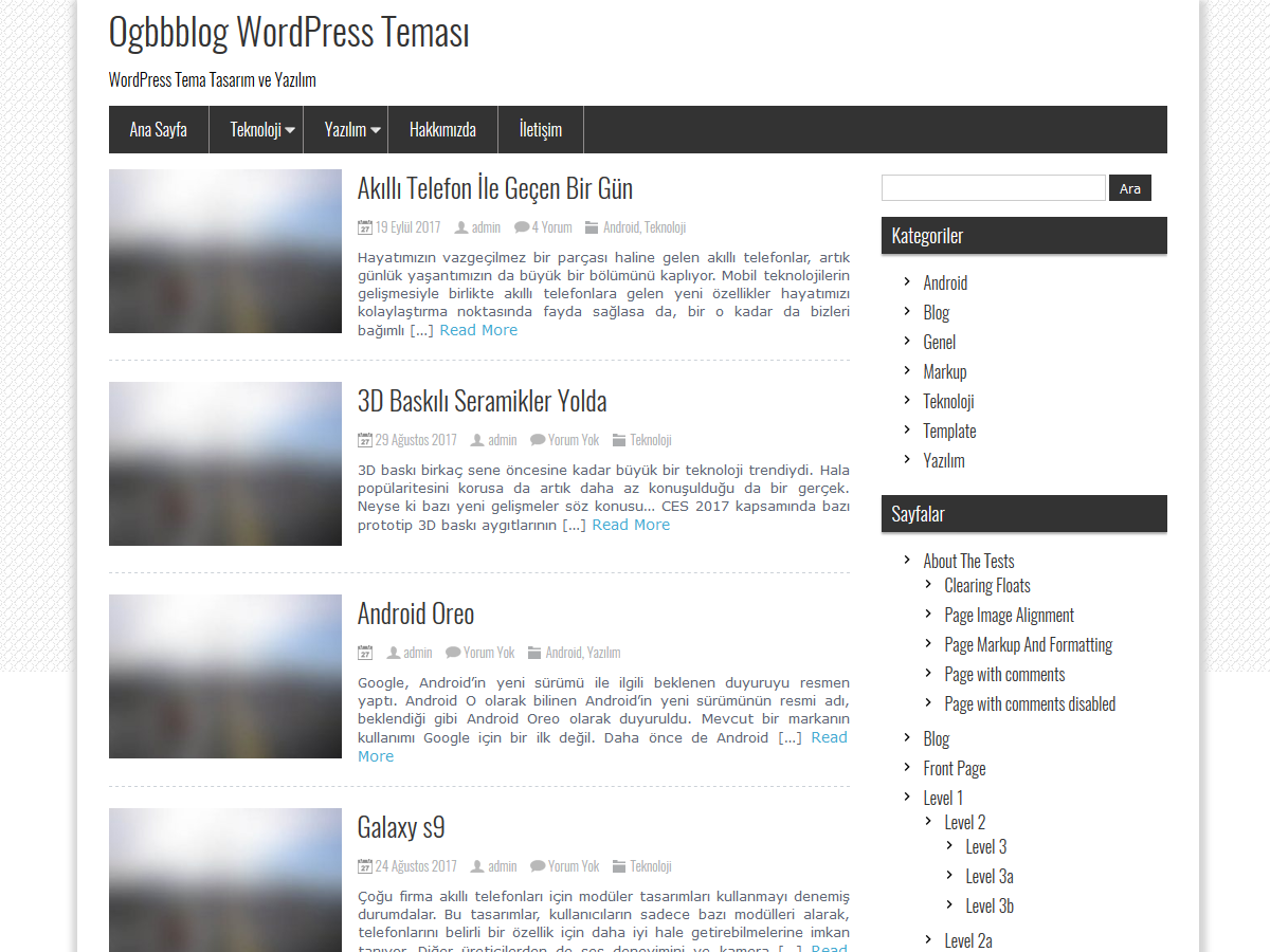 ogbbblog theme screenshot
