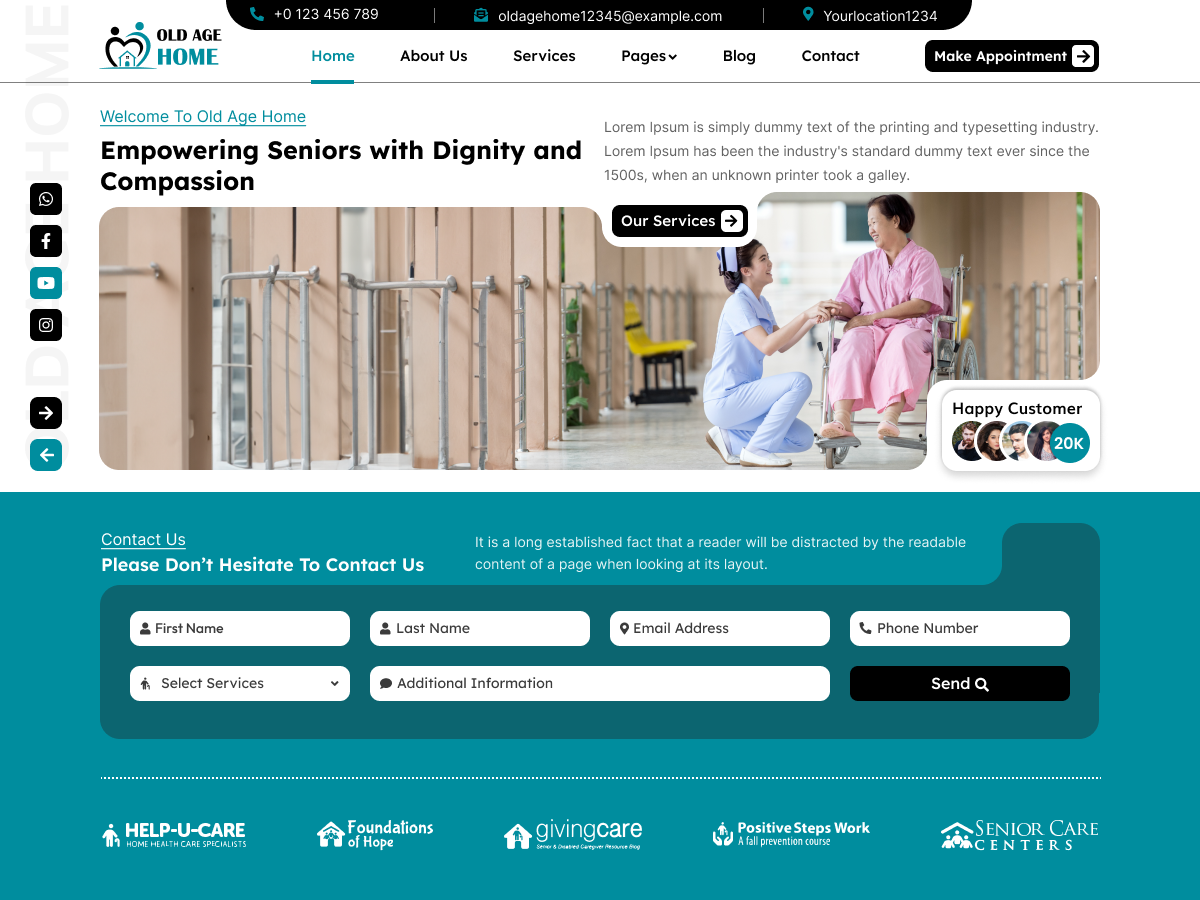 Old Age Home theme screenshot
