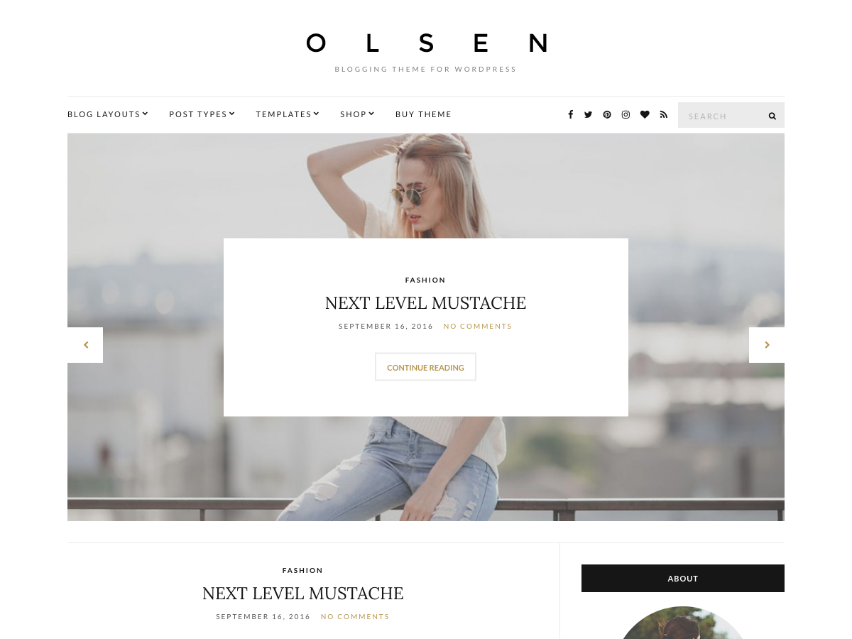 Olsen Light theme screenshot