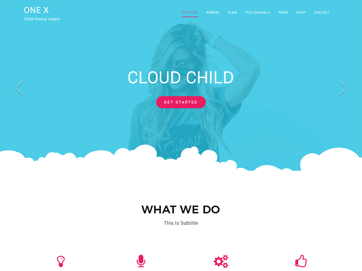 One X theme screenshot