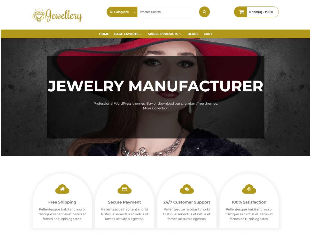 Online eCommerce theme screenshot