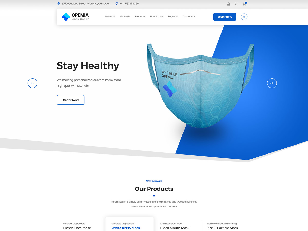 Opemia theme screenshot