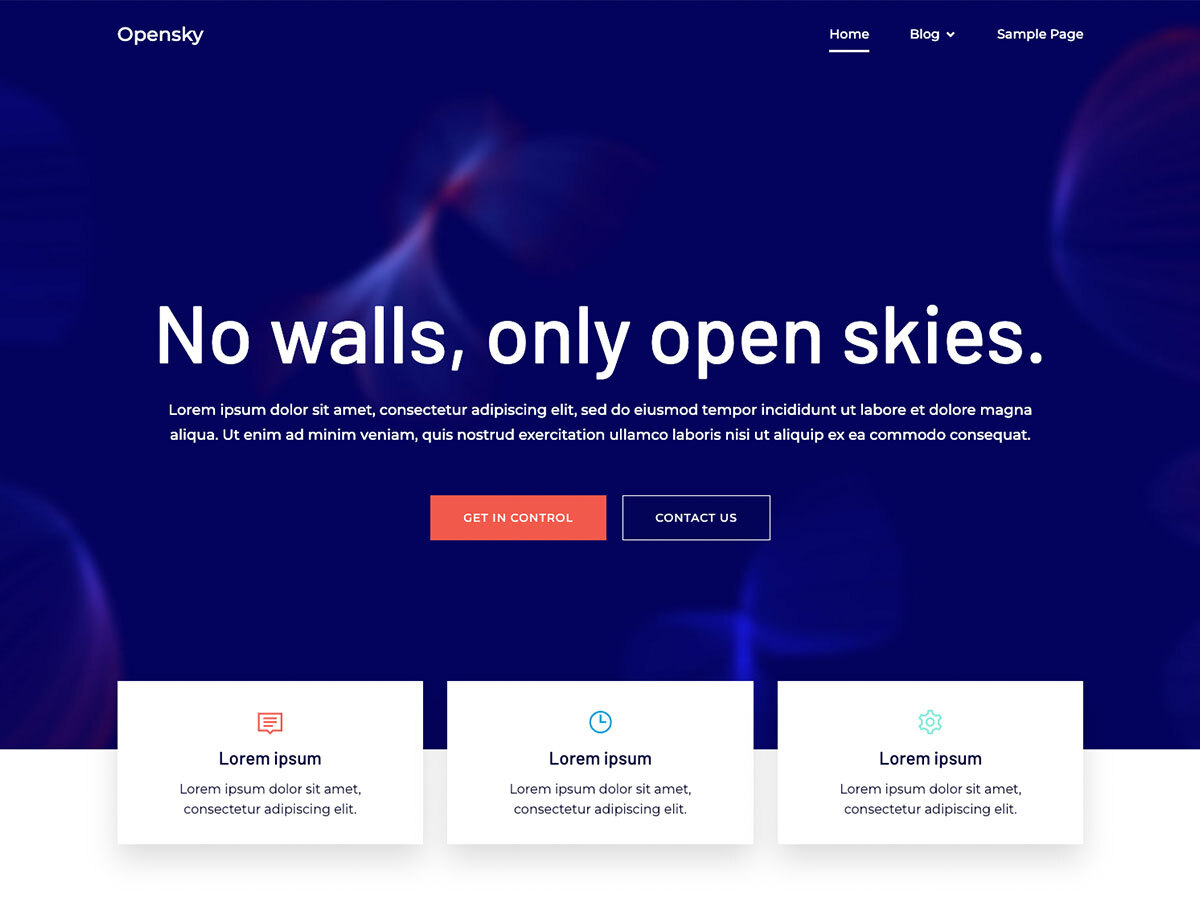 Opensky theme screenshot