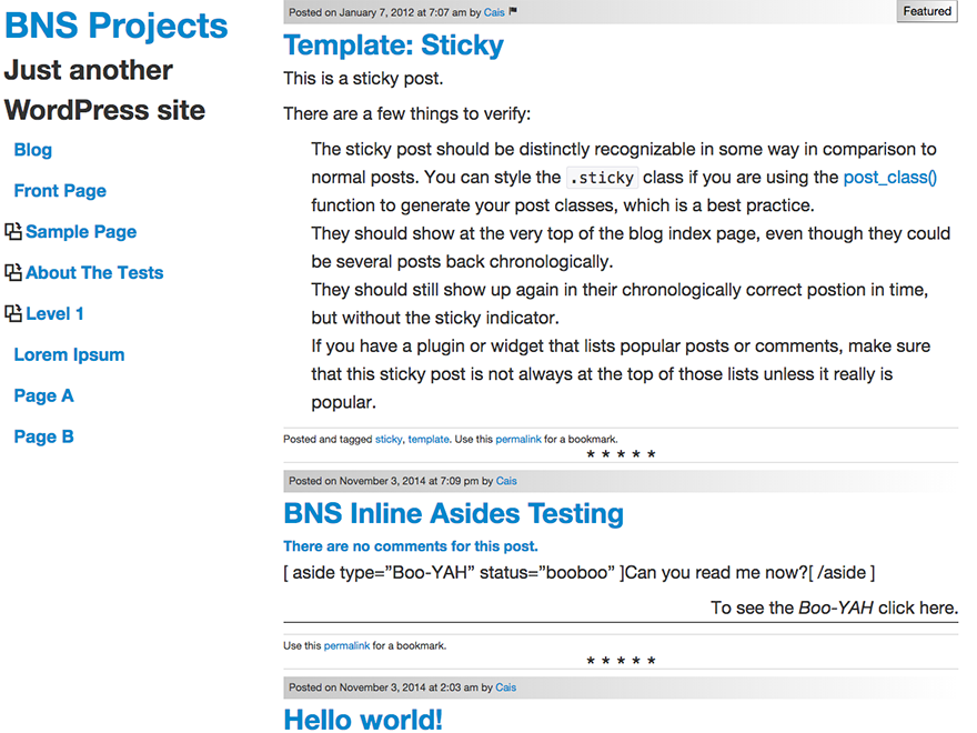 Opus Latere theme screenshot