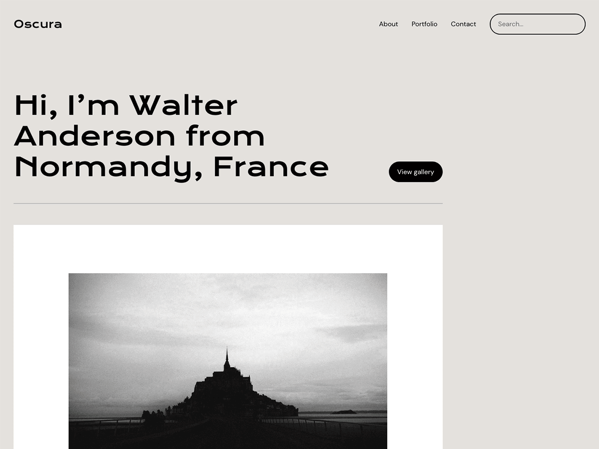 Oscura theme screenshot
