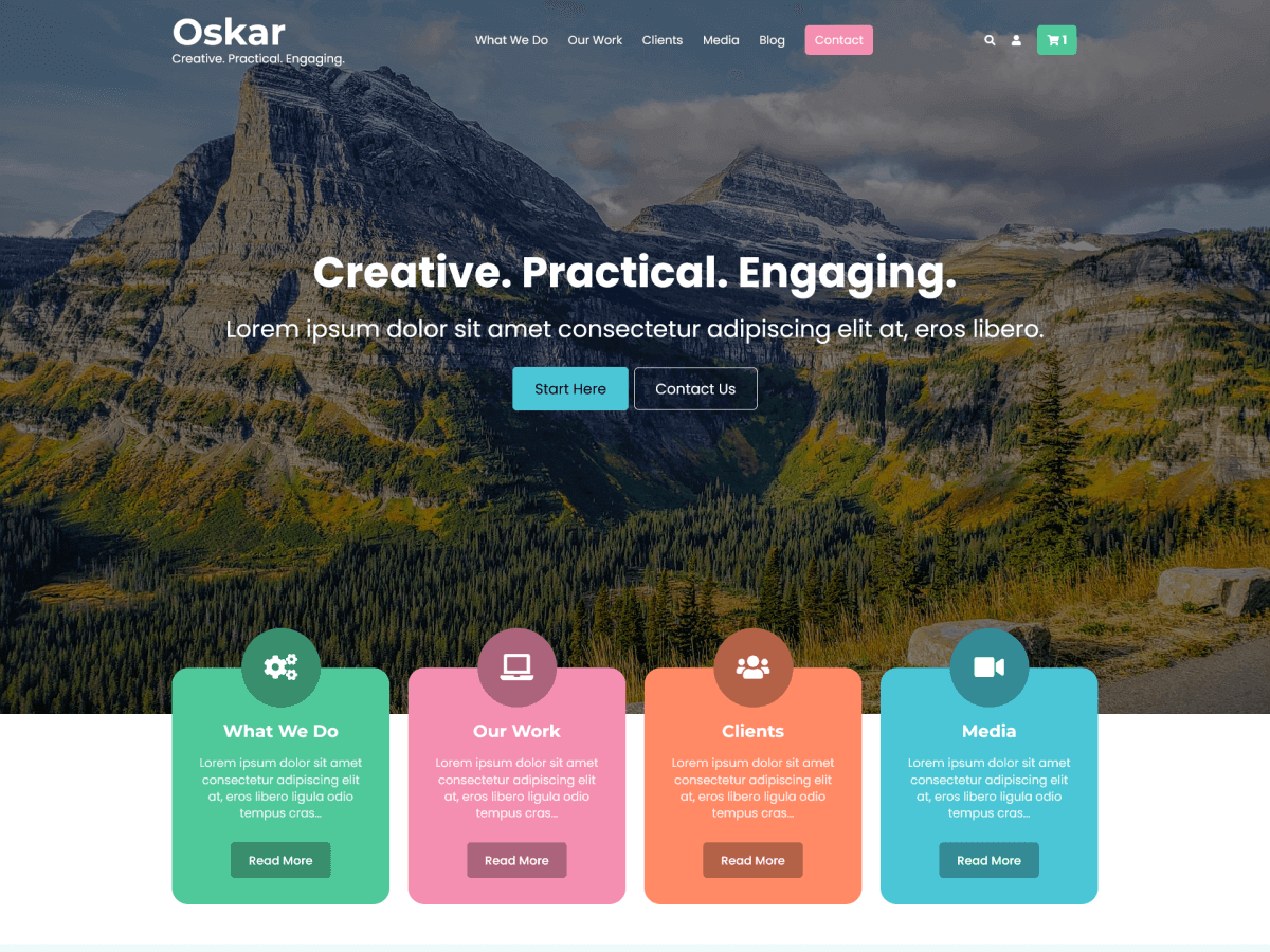 Oskar theme screenshot