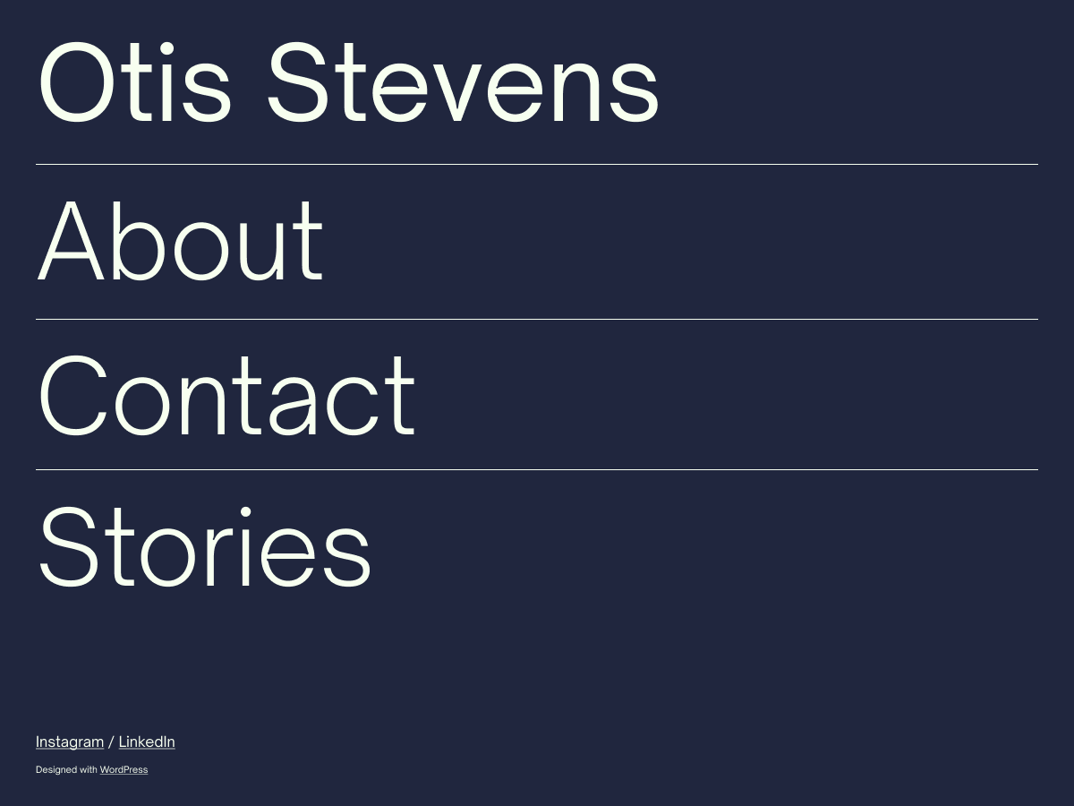 Otis theme screenshot
