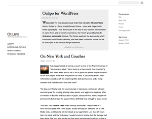 Oulipo theme screenshot