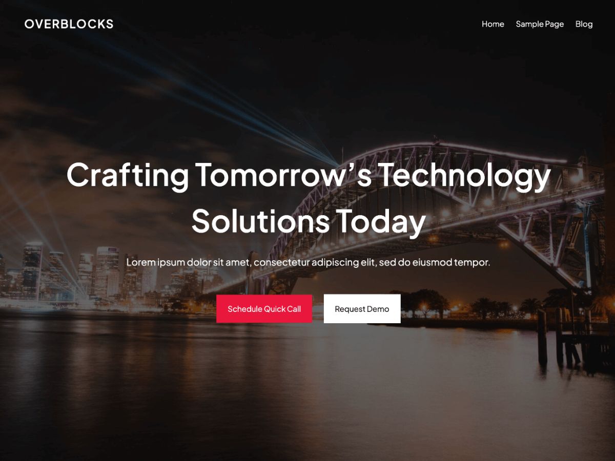 Overblocks theme screenshot