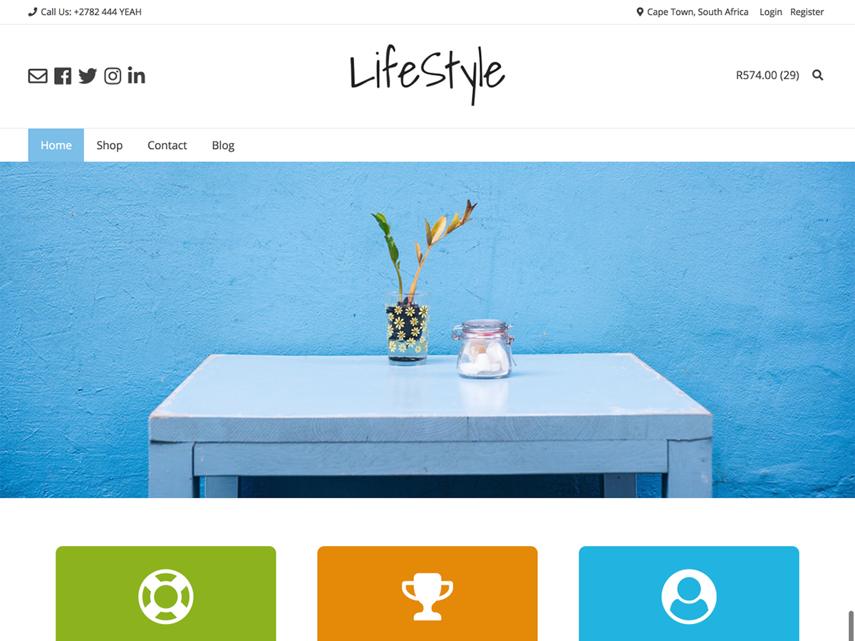 Overlay Child Lifestyle theme screenshot