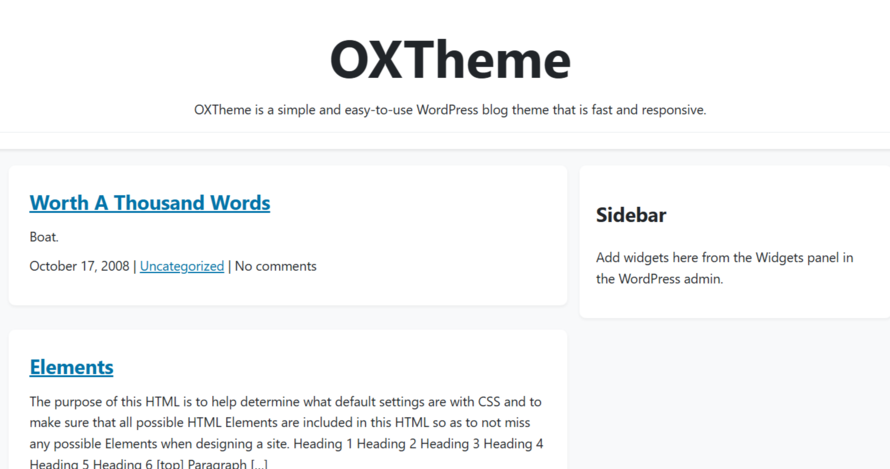 OXTheme theme screenshot