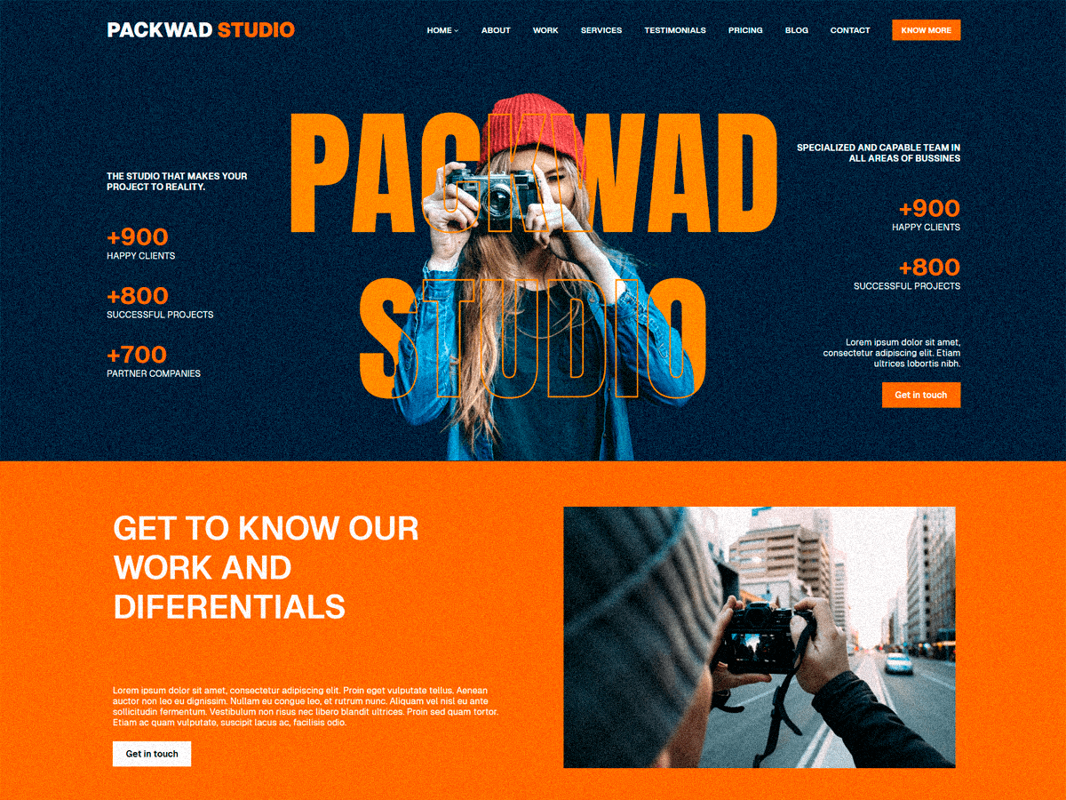 Packwad theme screenshot