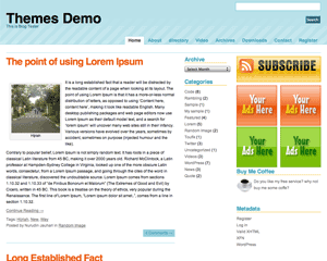 Padangan theme screenshot