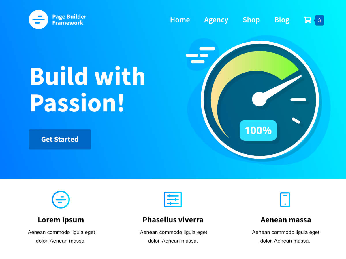 Page Builder Framework theme screenshot
