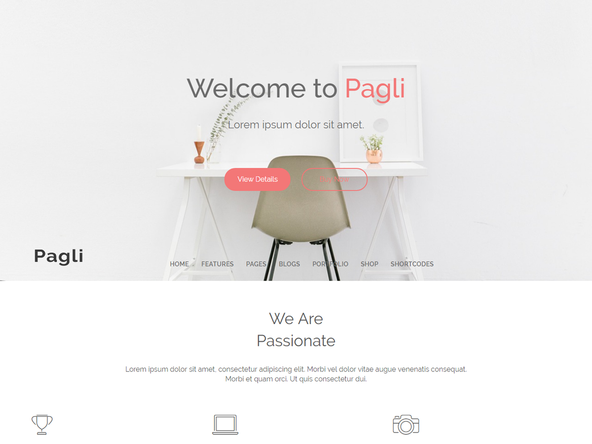 pagli theme screenshot