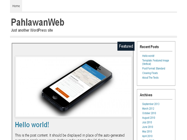 PahlawanWeb theme screenshot