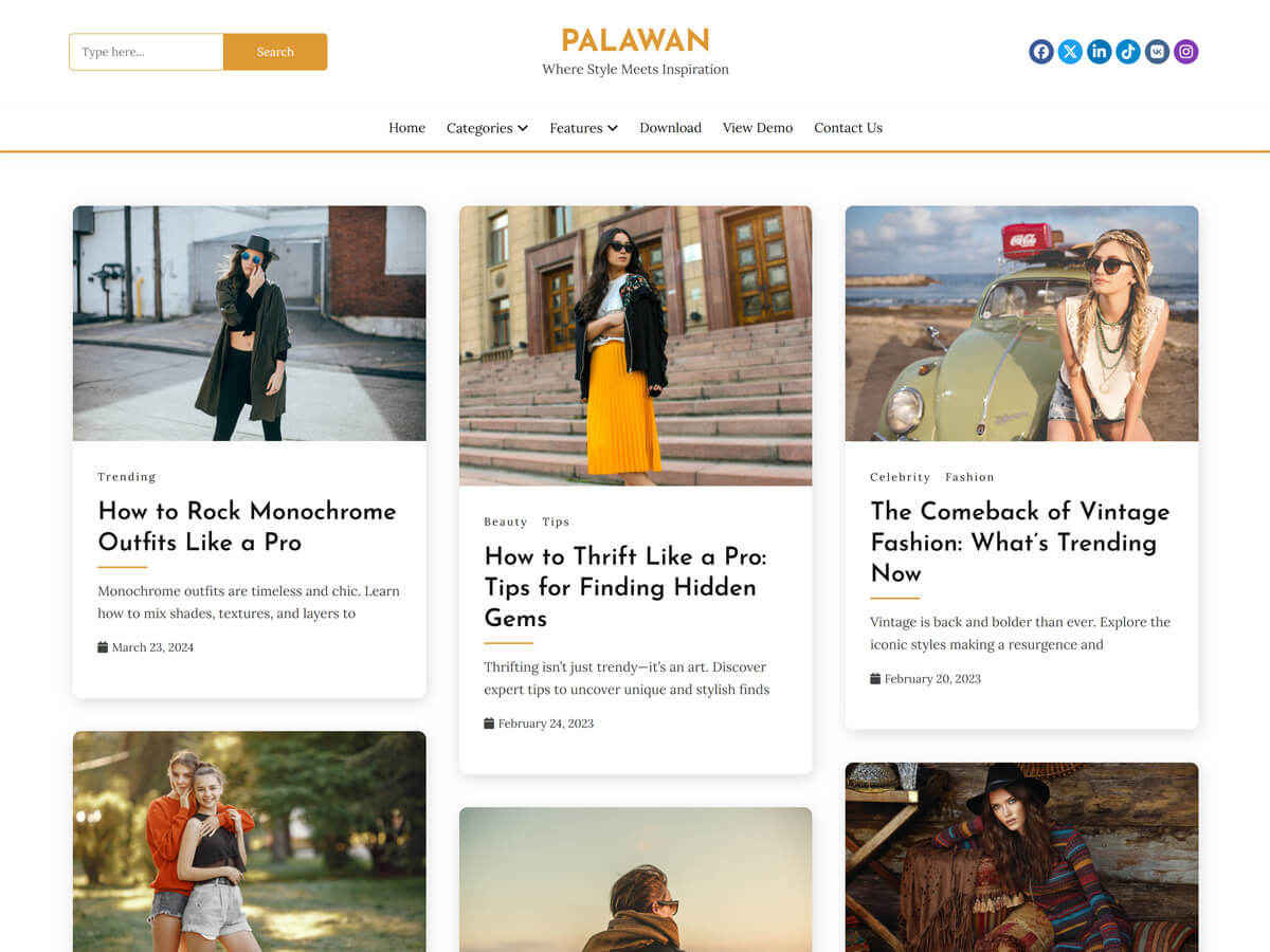 Palawan theme screenshot