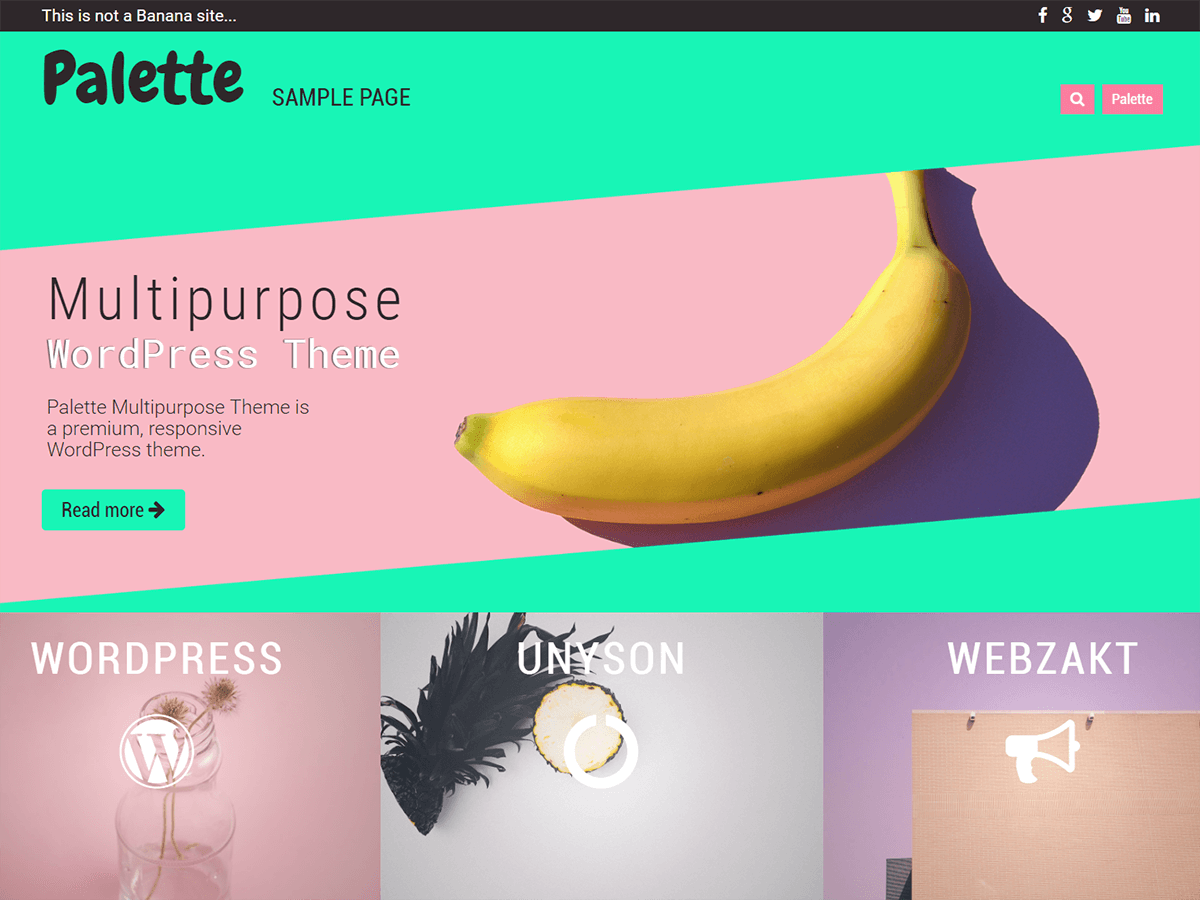 Palette theme screenshot