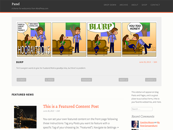 Panel theme screenshot