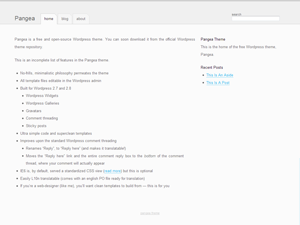 Pangea theme screenshot