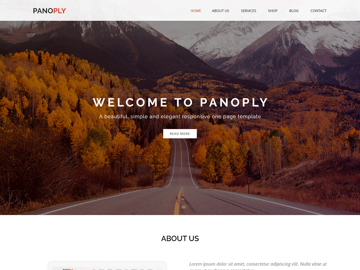 panoply theme screenshot