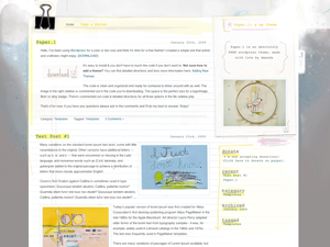 Paper theme screenshot