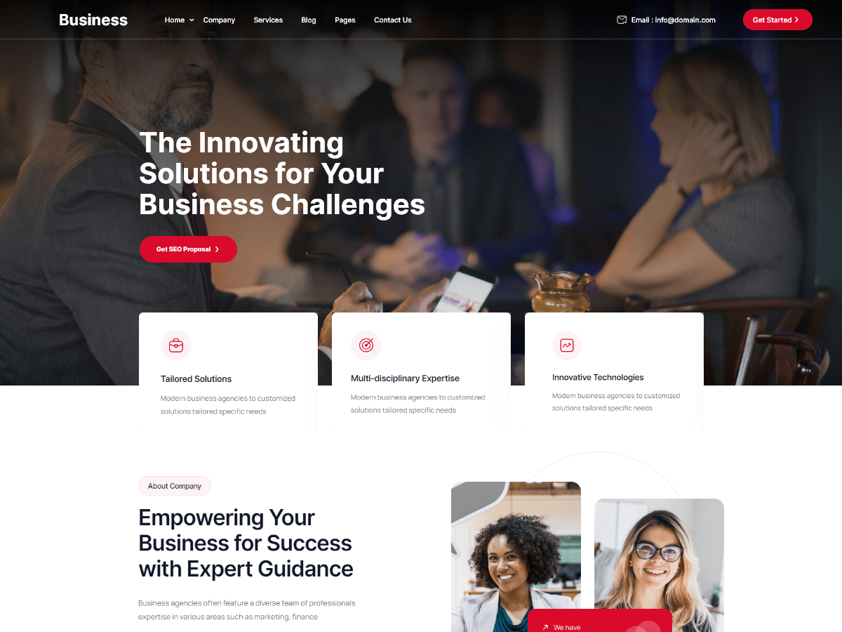 Para theme screenshot