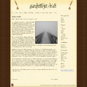 Parchment Draft theme screenshot