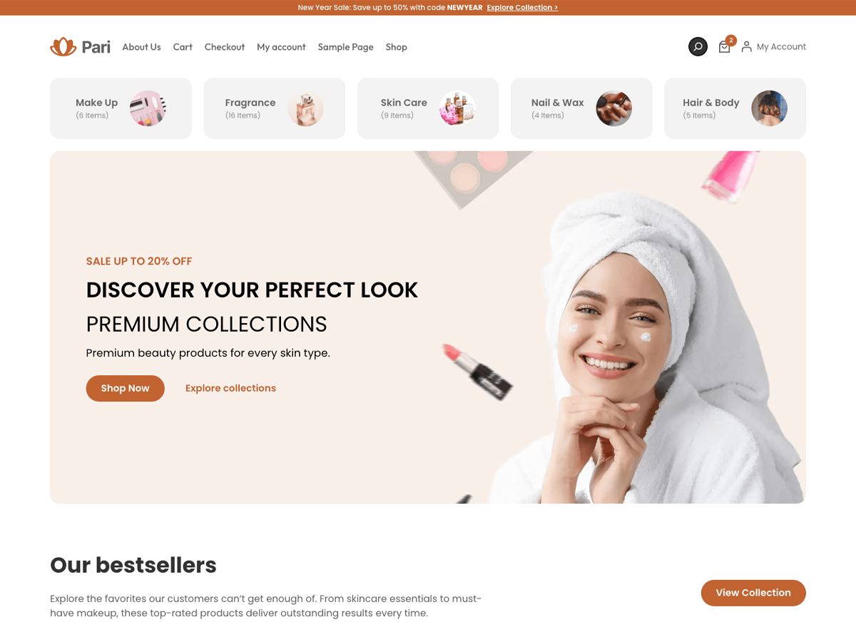 Pari theme screenshot