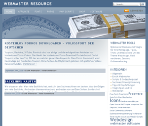 Partnerprogramm theme screenshot
