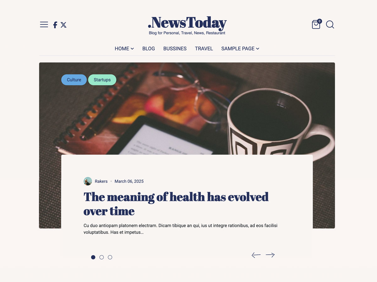 Pascal News Magazine theme screenshot