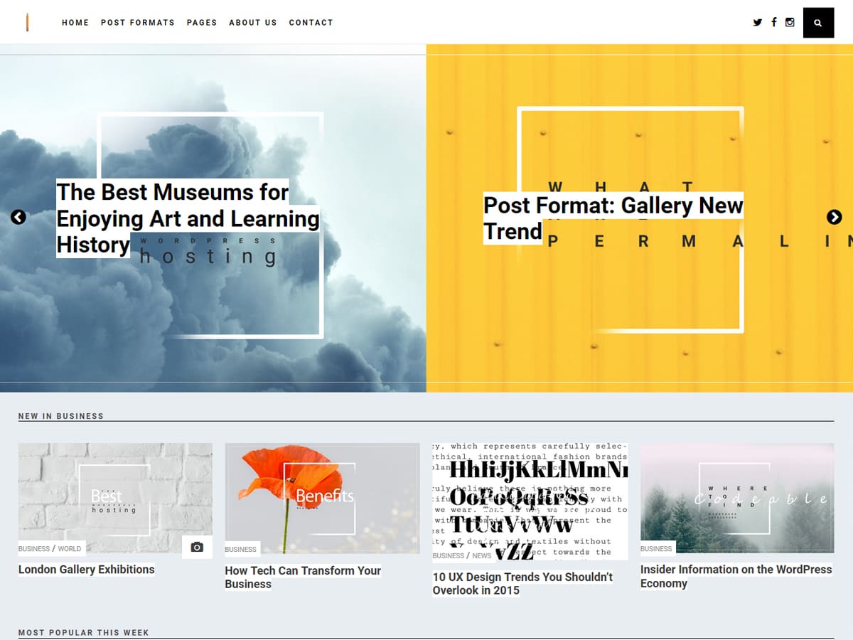 Penciletto theme screenshot