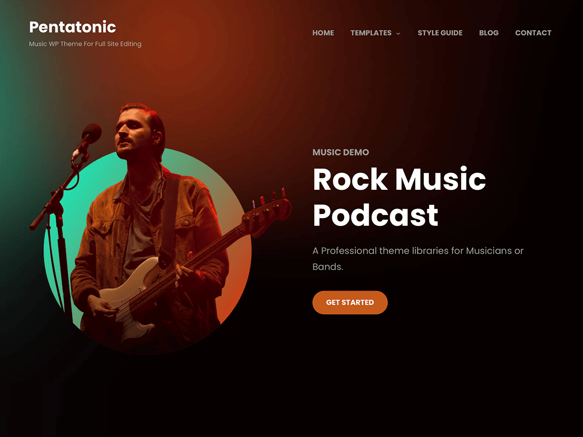 Pentatonic theme screenshot