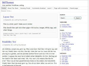 Perdana theme screenshot