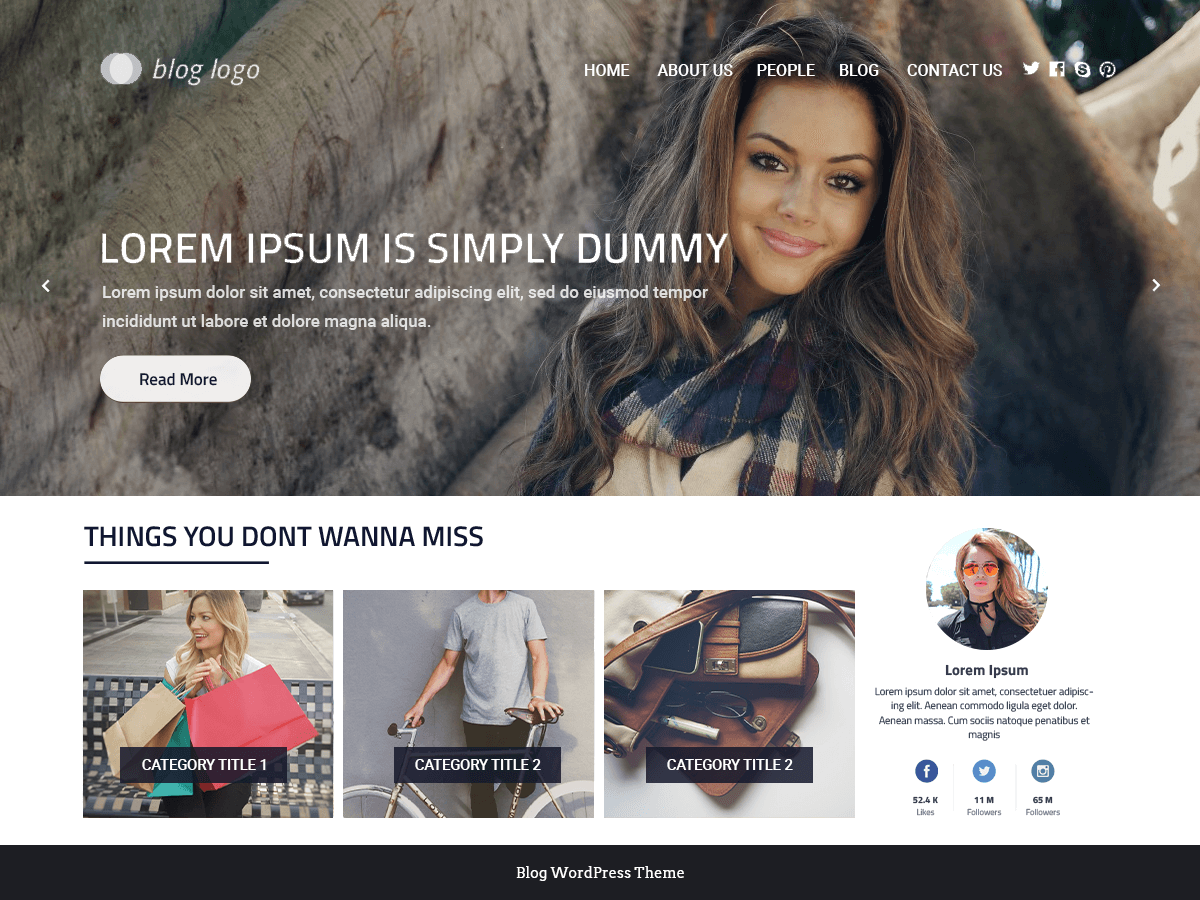 Perfect Blog theme screenshot