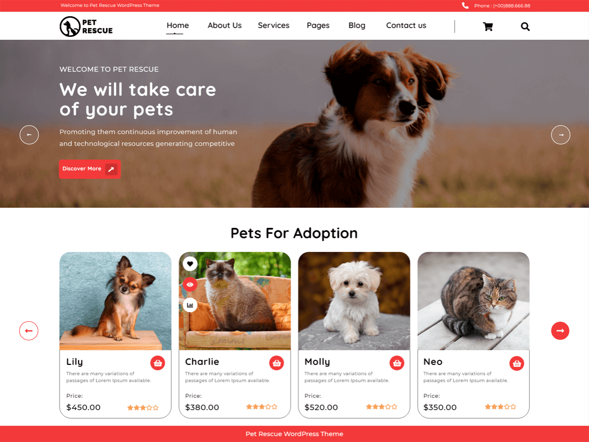 Pet Rescue Lite theme screenshot