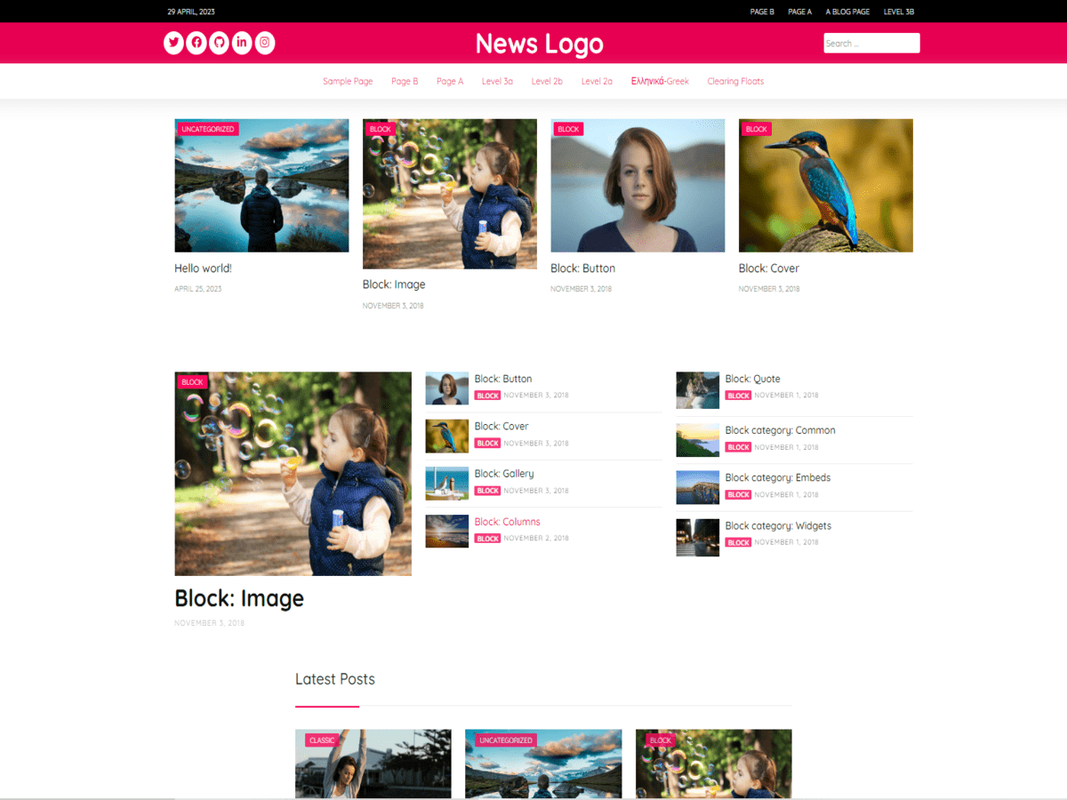 PH NEWS EXPRESS theme screenshot