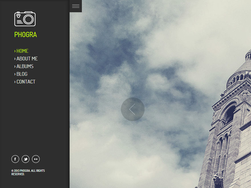 Phogra theme screenshot